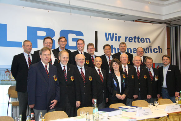 Bild mit den Mitgliedern des DLRG-Präsidiums