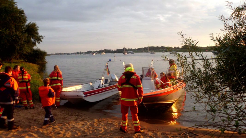 DLRG Adendorf-Scharnebeck e.V. Absicherung Elbe brennt 17.08.2019