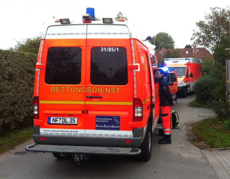 08.10.2013: First Responder-Einsatz im Ortsteil Dorf von St. Peter-Ording