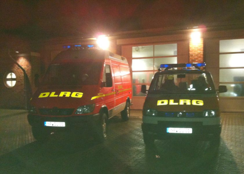 28.10.2013: Unwetter-Bereitschaft bei Orkan Christian in St. Peter-Ording