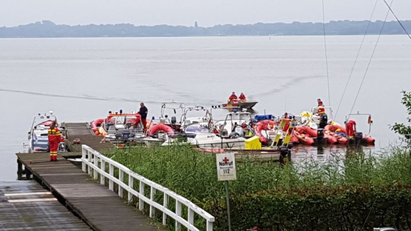 27 Boote standen für die Begleitung zur Schwimmer zur Verfügung.