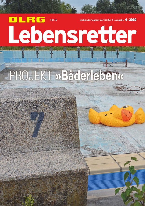 Titelbild Lebensretter 4-2020, DLRG Verbandsmagazin