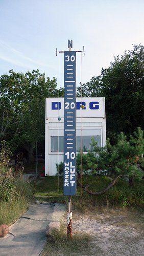 Alte DLRG-Wetterstation.