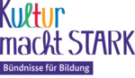 Logo des "Kultur macht stark" Bündnisses für Bildung.