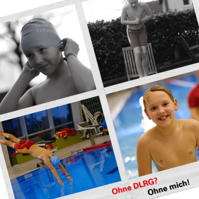 Schwimmausbildung ohne DLRG im Garten vs. mit der DLRG im Hallenbad 