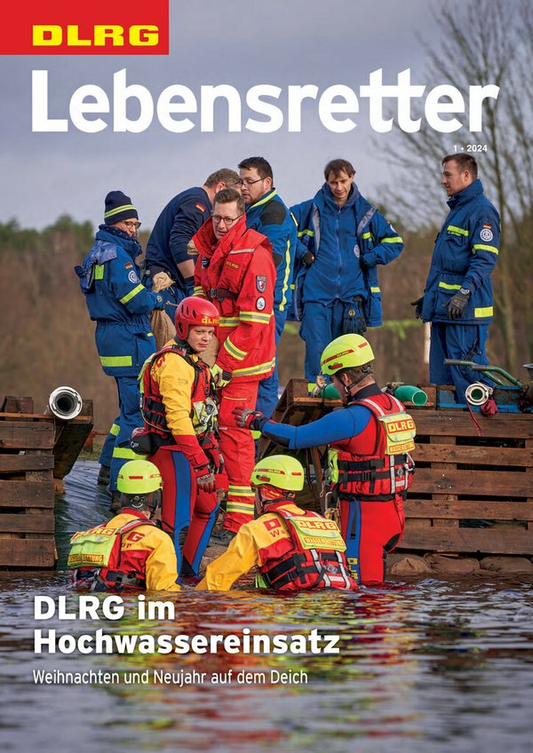 Titelbild Lebensretter 1-2024, DLRG Verbandsmagazin