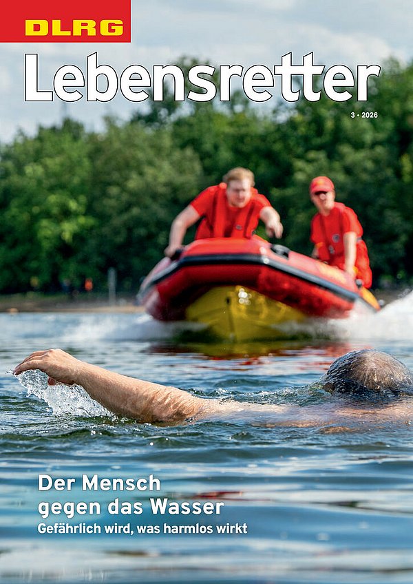 Titelbild Lebensretter 3-2026, DLRG Verbandskommunikation
