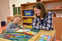 Foto von der Kinderbetreuung