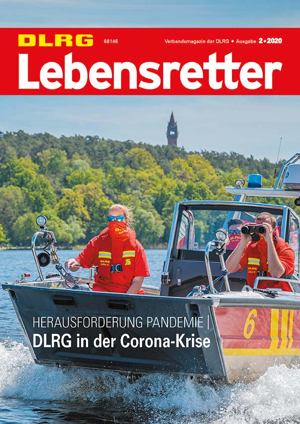 Titelbild Lebensretter 2-2020, DLRG Verbandsmagazin