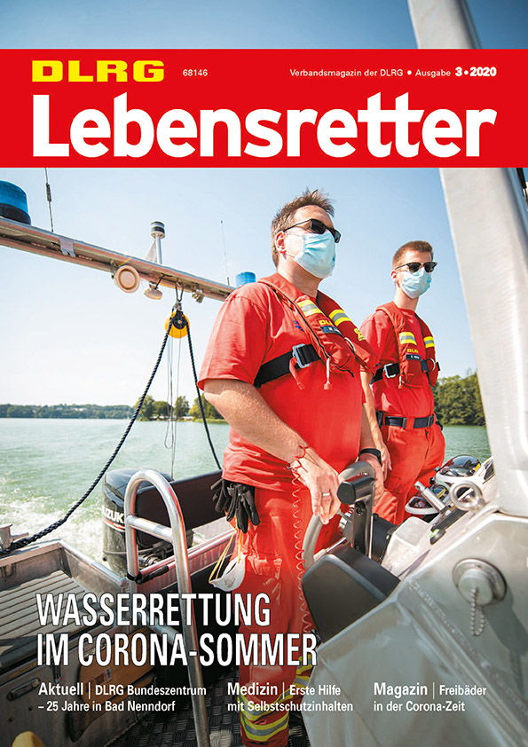 Titelbild Lebensretter 3-2020, DLRG Verbandsmagazin