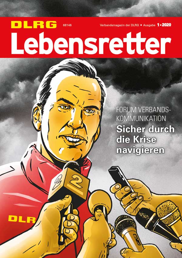 Titelbild Lebensretter 1-2020, DLRG Verbandsmagazin