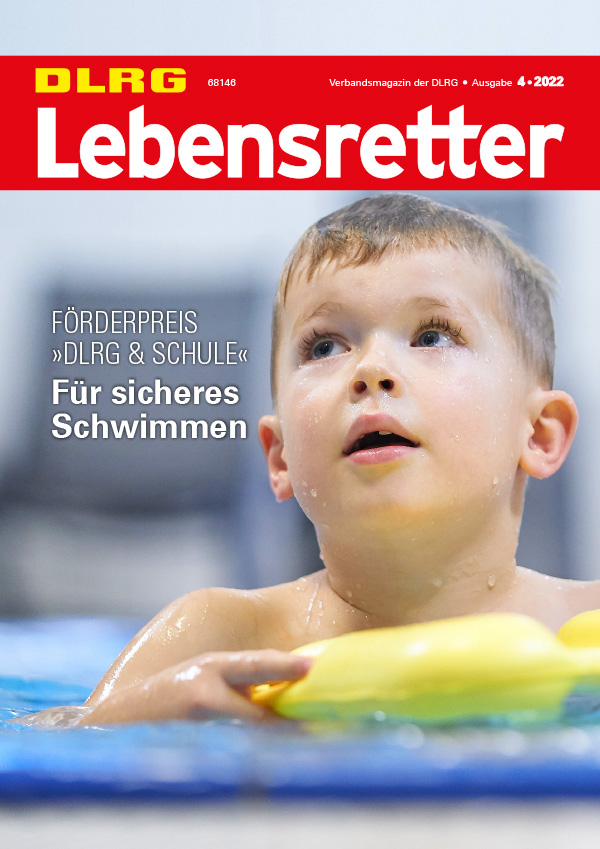 Titelbild Lebensretter 4-2022, DLRG Verbandsmagazin