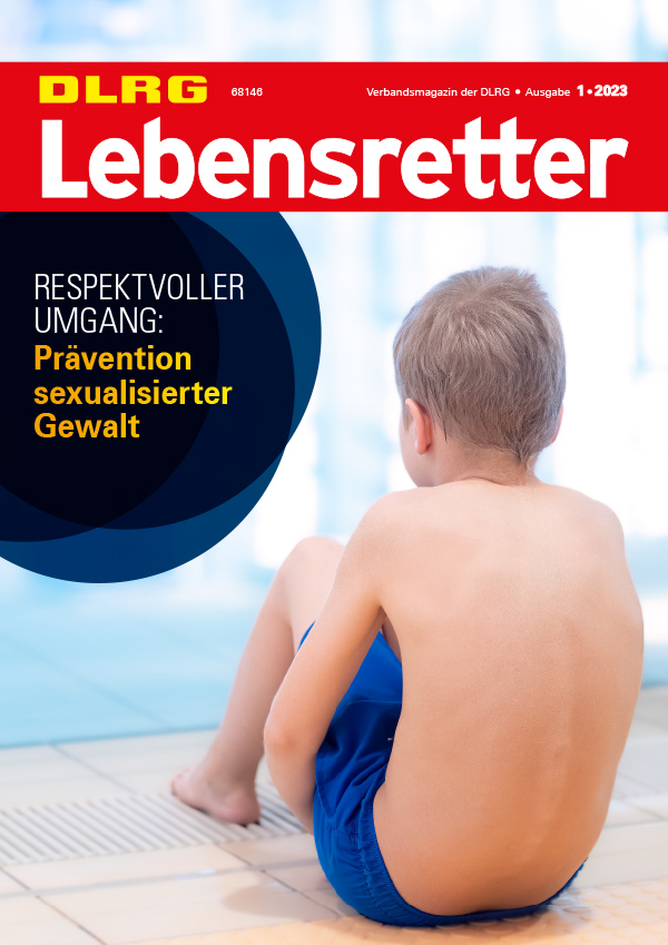 Titelbild Lebensretter 1-2023, DLRG Verbandskommunikation